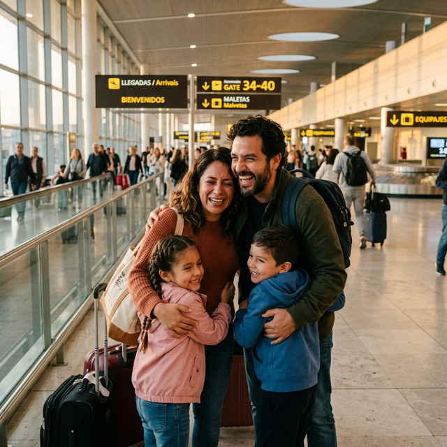Reagrupación familiar en España — abogada de extranjería en Madrid ayudando a reunir familias